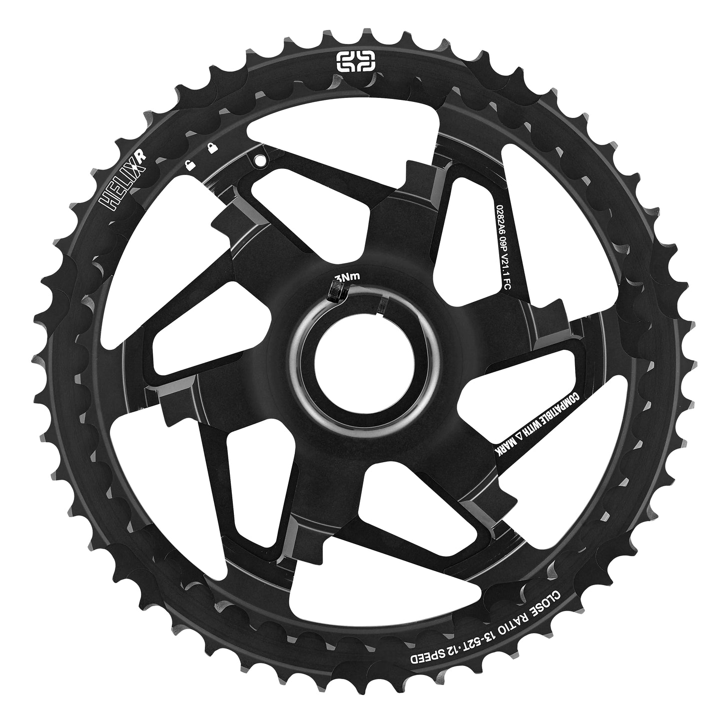 Helix Race 12sp 13-52T Cassette Aluminum & Steel Replacement Clusters e*thirteen