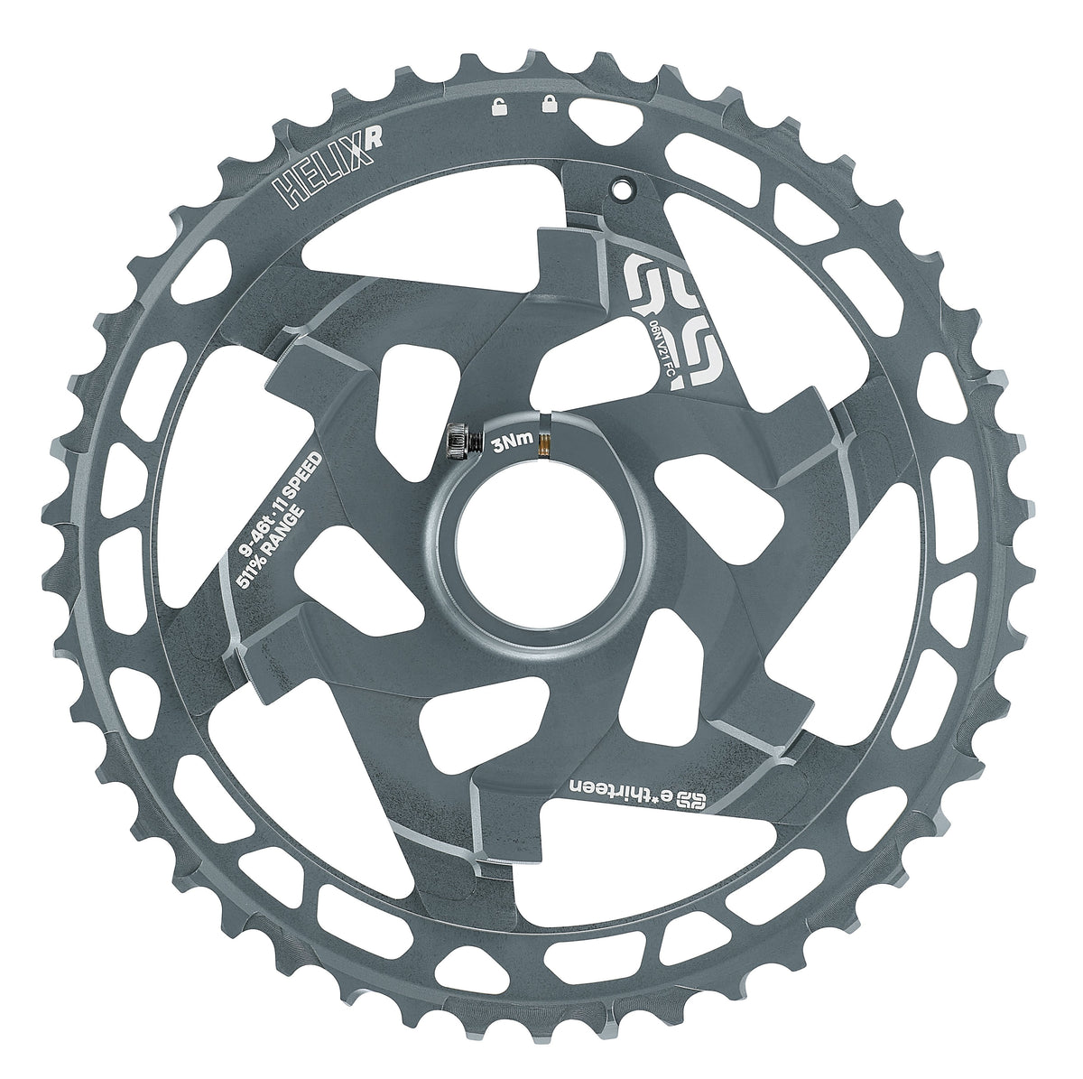 Helix Race 11-Speed 9-46T Cassette Aluminum & Steel Replacement Clusters e*thirteen