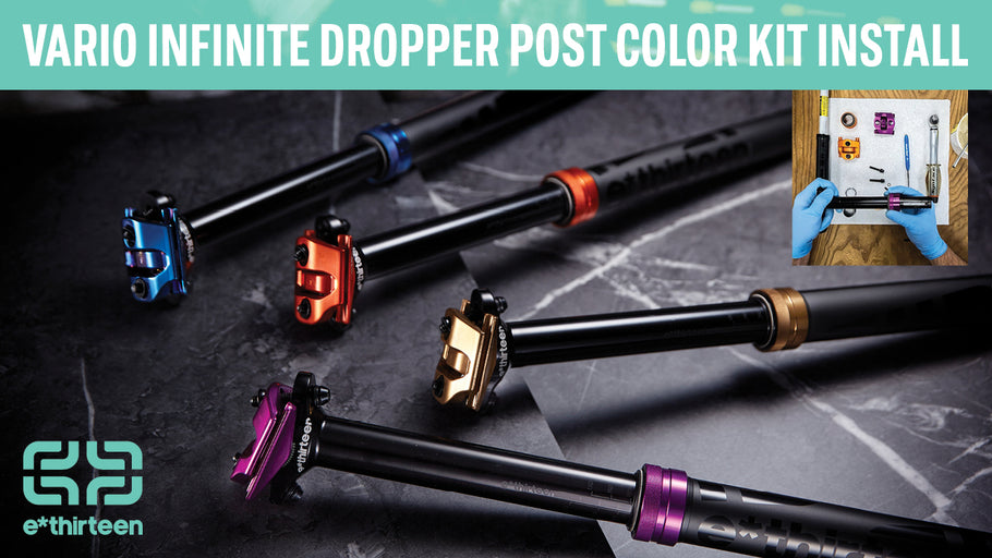 Vario Infinite Dropper Post Color Kit Installation How-To