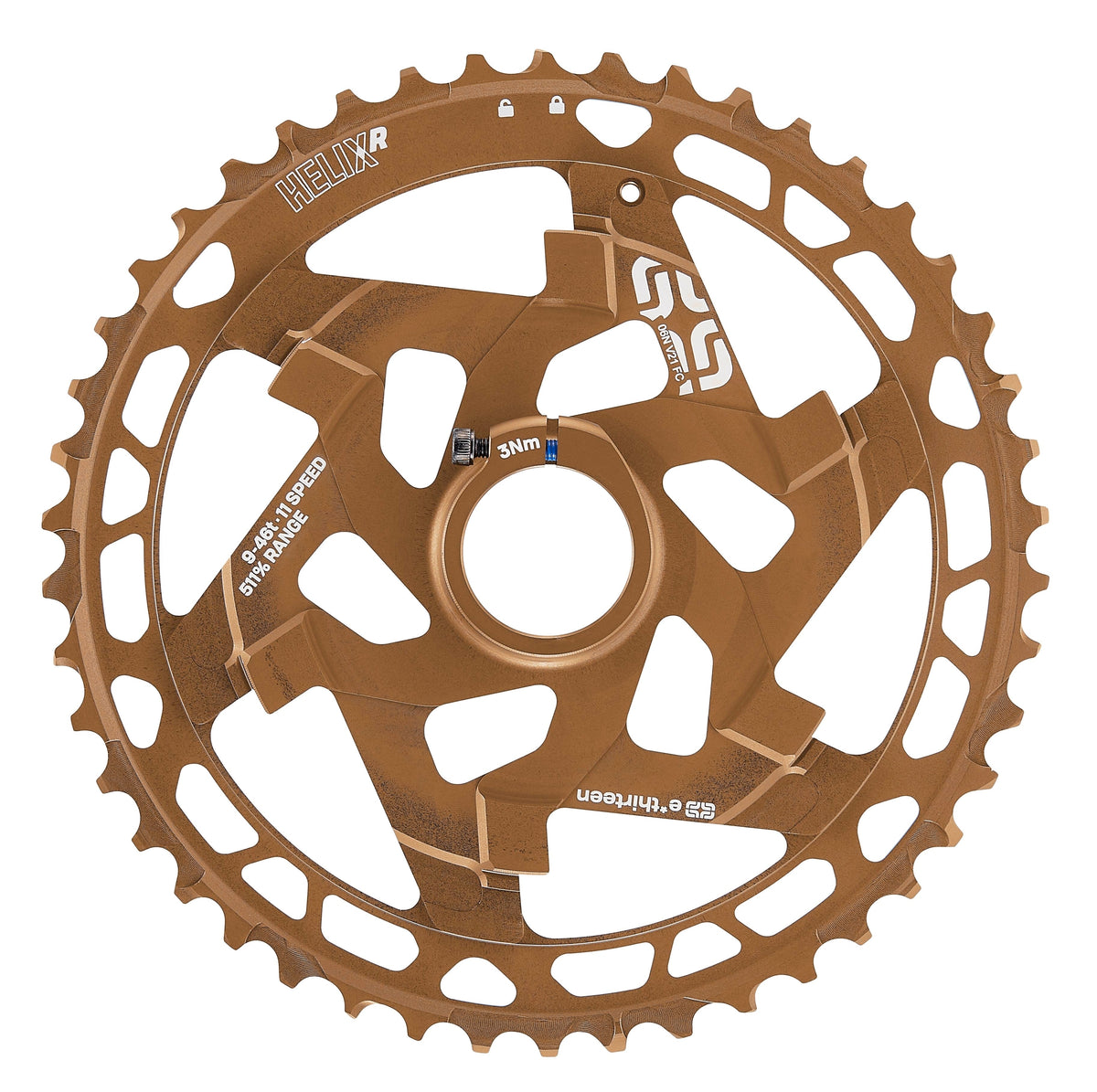 Helix Race 11-Speed 9-46T Cassette Aluminum & Steel Replacement Clusters e*thirteen