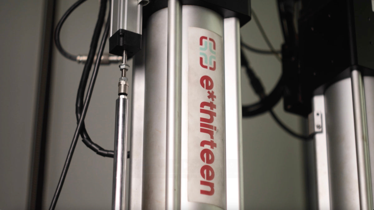 An e*thirteen branded fatigue test rig in the lab