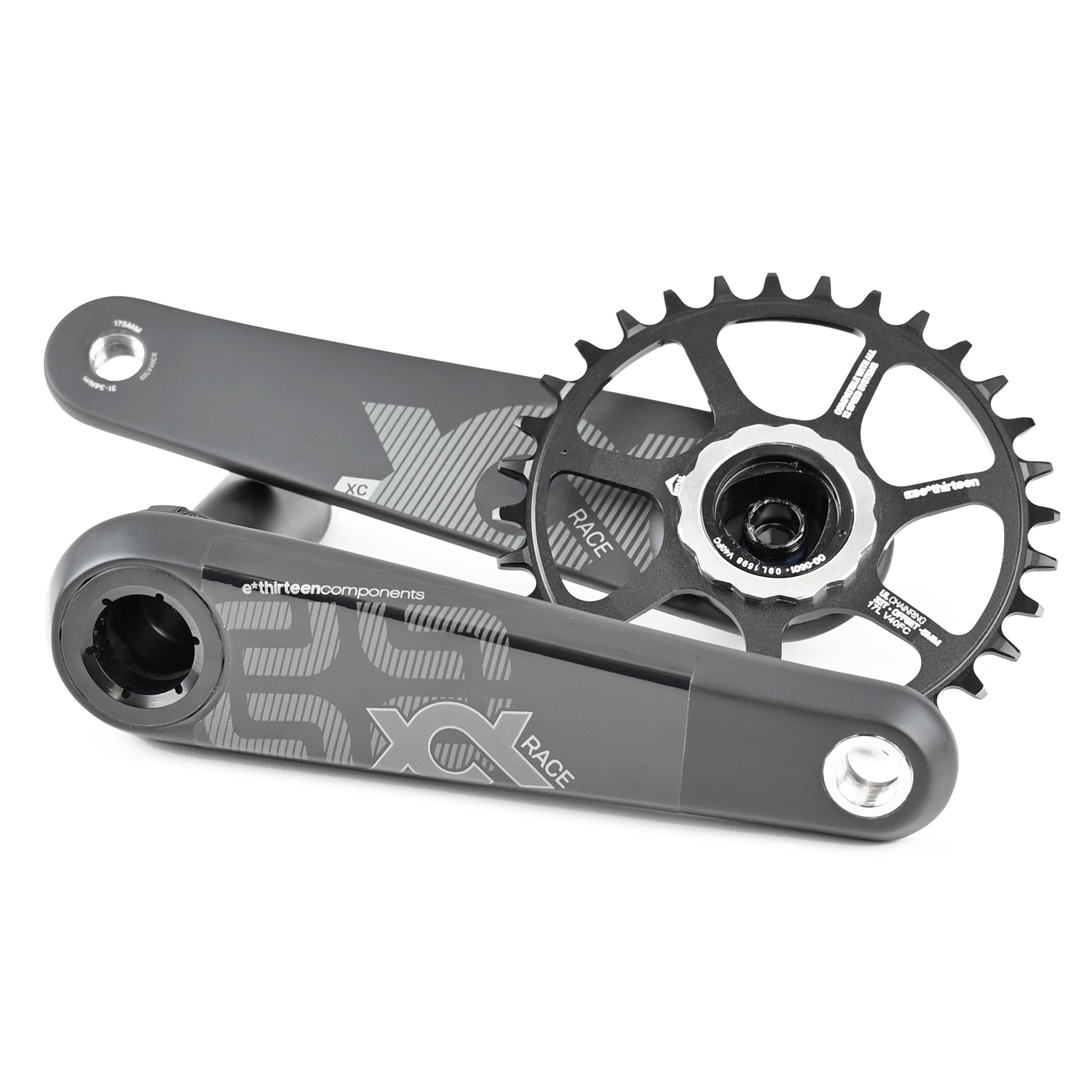 XCX Race Carbon Gravel Cranks, 175x68mm